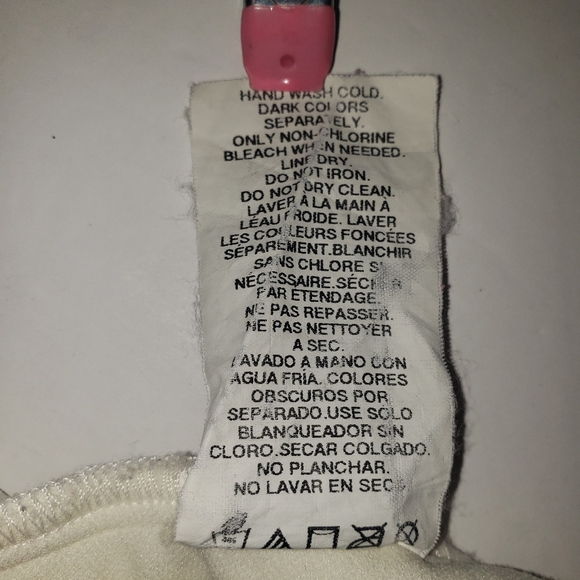 ANNE COLE DEEP PLUNGE WHITE ONE PIECE SWIMSUIT SIZE 12 - Picture 13 of 15